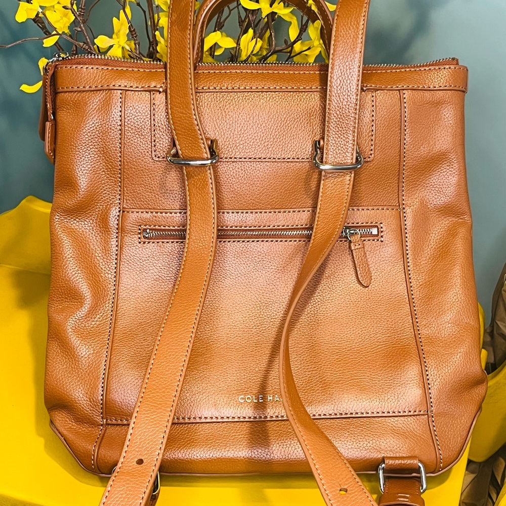 COLE HAAN LEATHER BACKPACK - Picture 8 of 8